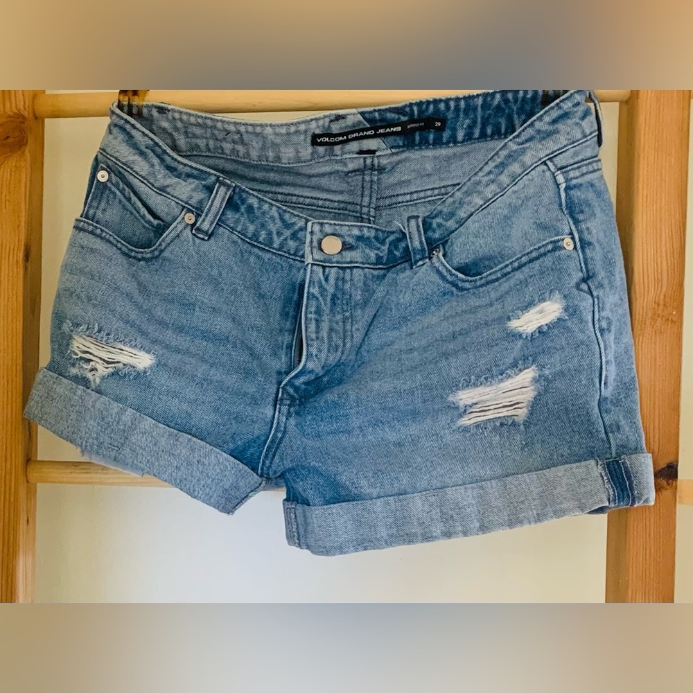 Volcom Boyfriend Fit Jean Shorts